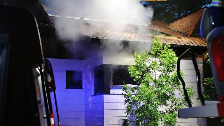 Brand in Einfamilienhaus (Foto: 7aktuell.de | Kevin Lermer)