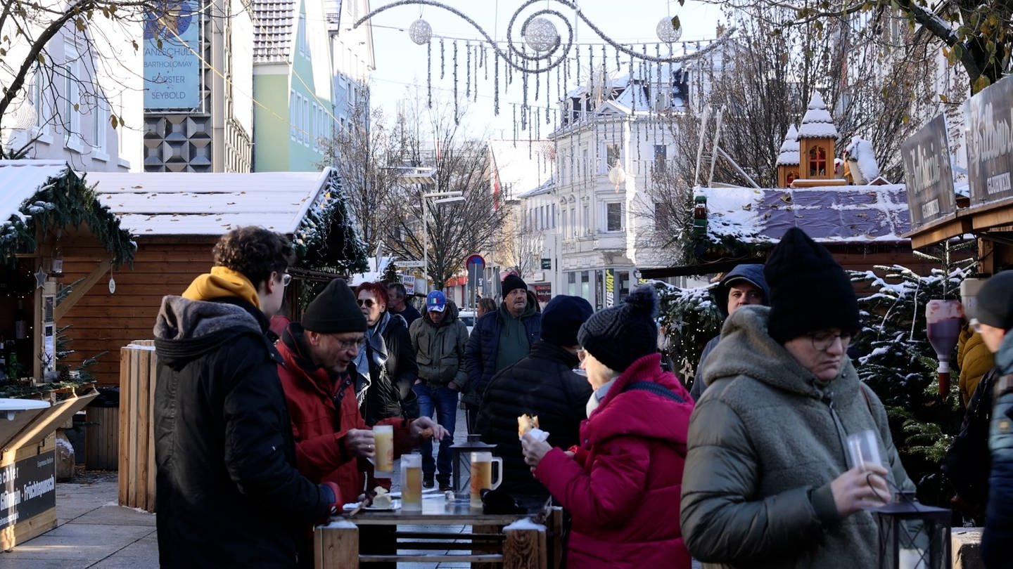 Der Göppinger Weihnachtsmarkt ist wieder geöffnet. (Foto: Nonstop Media)