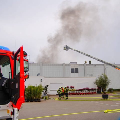 In einem Baumarkt in KirchheimTeck ist am Ostersonntag ein Feuer ausgebrochen. (Foto: 7aktuell)