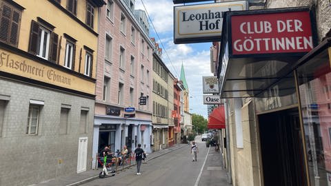 Die Leonhardstraße im Leonhardsviertel in Stuttgart. (Archivbild) (Foto: SWR)