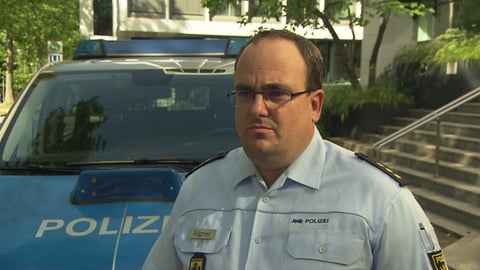 Jens Rügner, Polizei Stuttgart (Foto: SWR)
