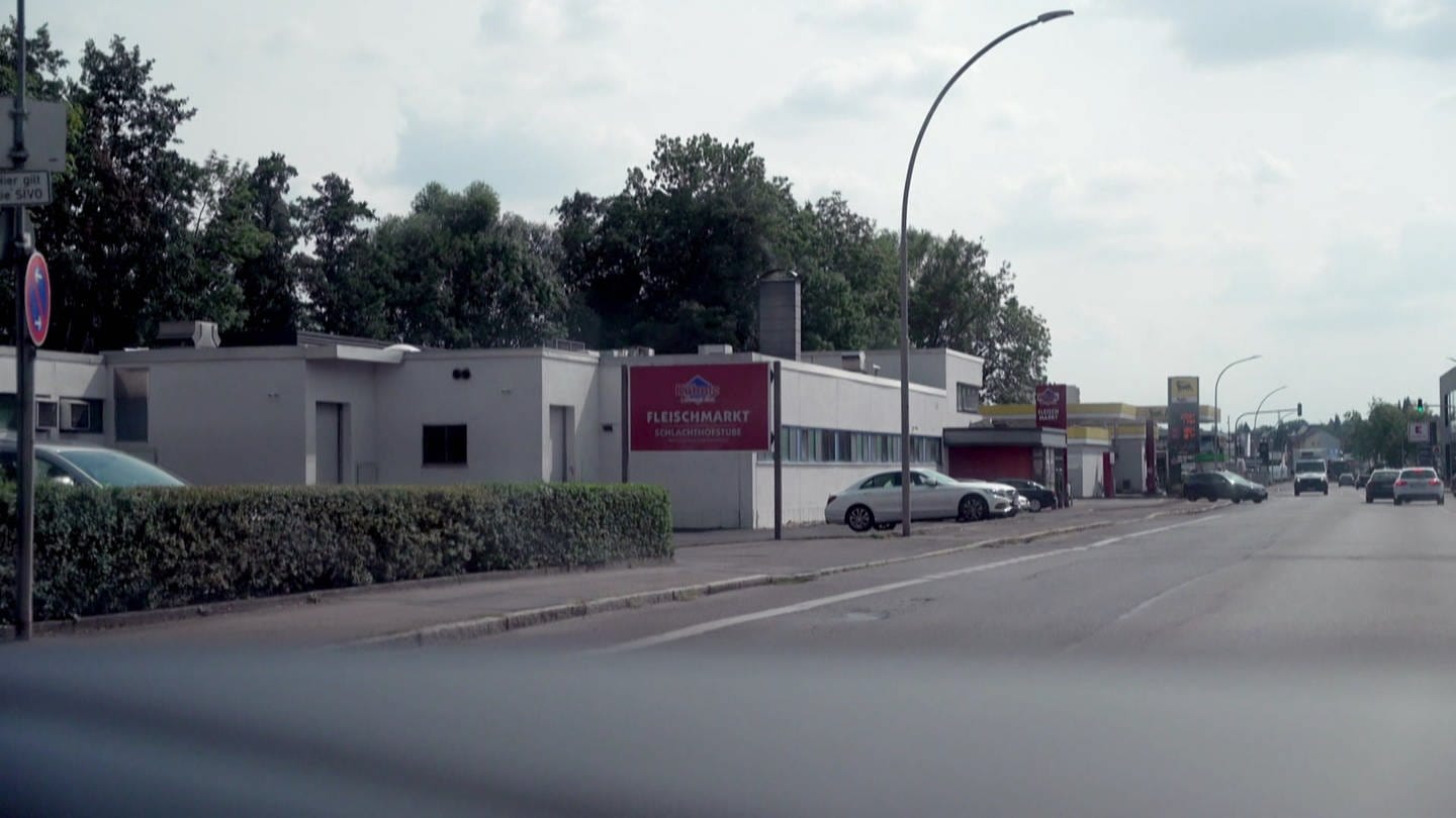 Der Schlachthof der Firma Kühnle in Backnang (Rems-Murr-Kreis) (Foto: SWR, Report Mainz)