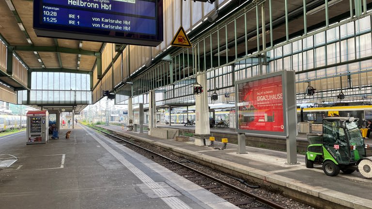 Streik am Bahnhof Stuttgart (Foto: SWR, Aita Koha)