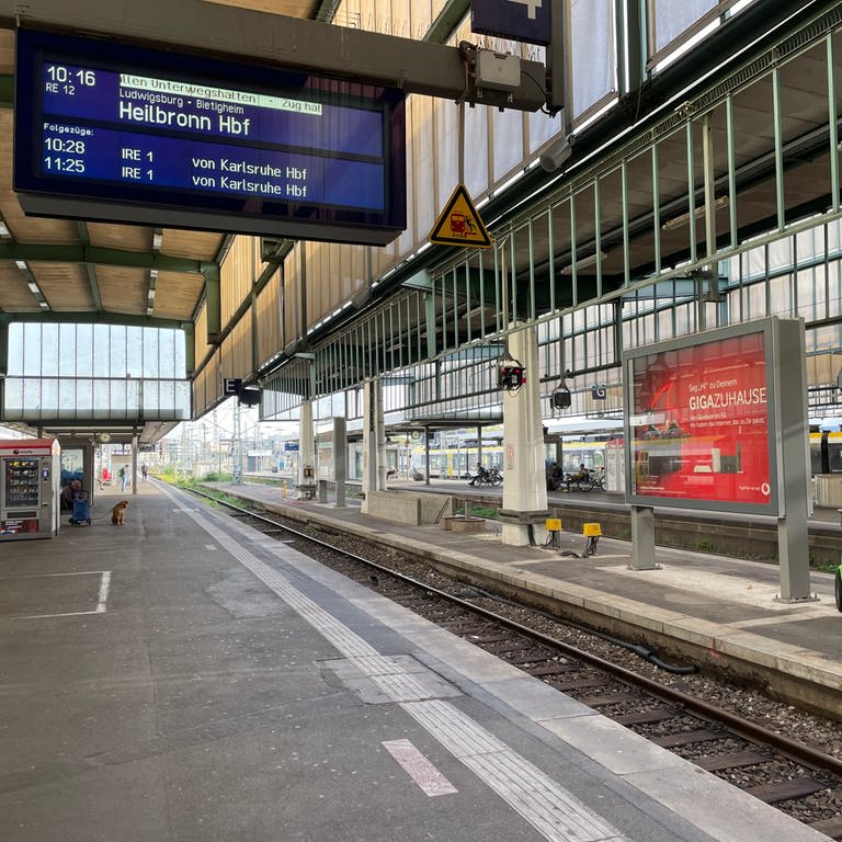 Streik am Bahnhof Stuttgart (Foto: SWR, Aita Koha)