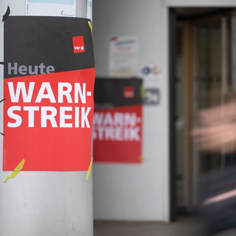Die Gewerkschaft Verdi bestreikt heute Krankenhäuser in der Region Stuttgart (Foto: dpa Bildfunk, picture alliance/dpa | Marijan Murat)
