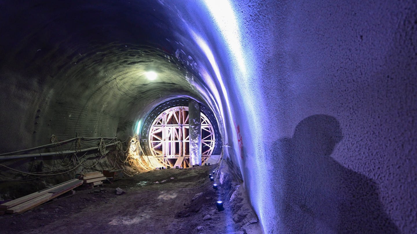 Einer der Tunnel von Stuttgart 21. (Foto: dpa Bildfunk, picture alliance/dpa | Bernd Weißbrod)
