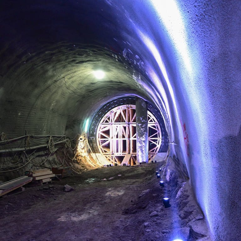Einer der Tunnel von Stuttgart 21.
