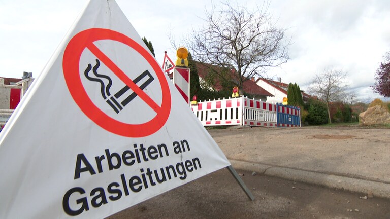 In Bietigheim-Bissingen müssen Gasleitungen repariert werden. (Foto: SWR, Barbara Siebert)