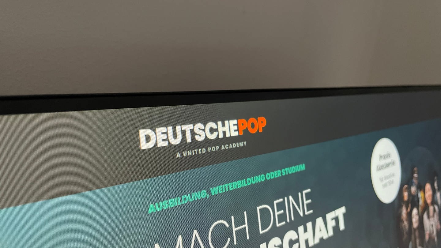 Nur noch selten ist die Homepage der Akademie Deutsche Pop erreichbar. (Foto: SWR)