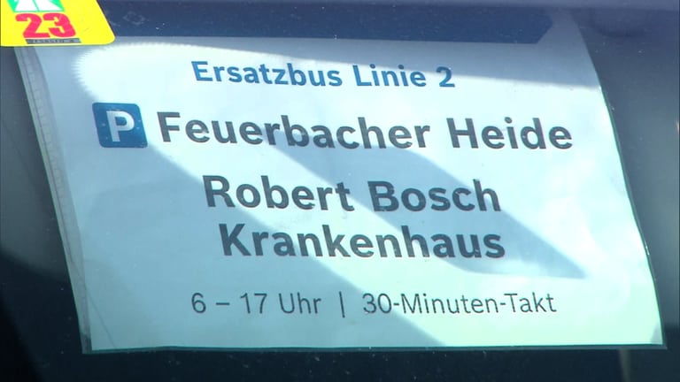 Zwei Bus-Shuttles als Ersatzverkehr hat das Robert-Bosch-Krankenhaus während der Streiktage eingerichtet.