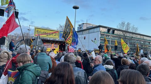 Die 700. Montagsdemonstration gegen Stuttgart 21 (Foto: SWR)