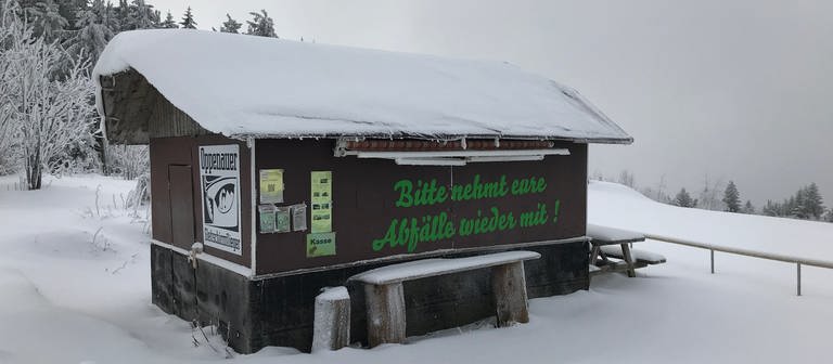 Hütte am "Rossbühl" (Foto: SWR, Ulf Seefeldt)