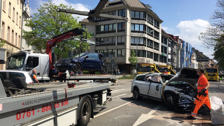 Schwerer Unfall mit Todesopfer in Freiburg (Foto: SWR, Gabi Krings)