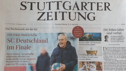 Titelseite der Stuttgarter Zeitung (Foto: SWR, Michael Richmann)