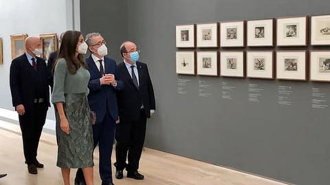 Königin Letizia von Spanien hat die Goya-Ausstellung in der Fondation Beyeler in Basel-Riehen eröffnet (Foto: SWR, Matthias Zeller)