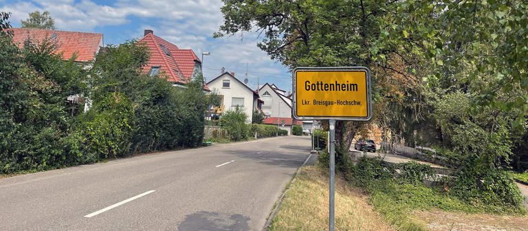 Ortschild von Gottenheim (Foto: SWR, Jan Ludwig)