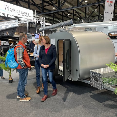 Die Camping-Messe "Caravan live" in Freiburg zeigt die neusten Branchentrends (Foto: SWR, Michael Hertle)