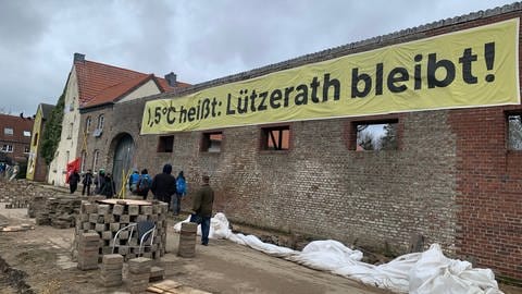 Protestcamp in Lützerath. (Foto: SWR, Maja Rollberg)