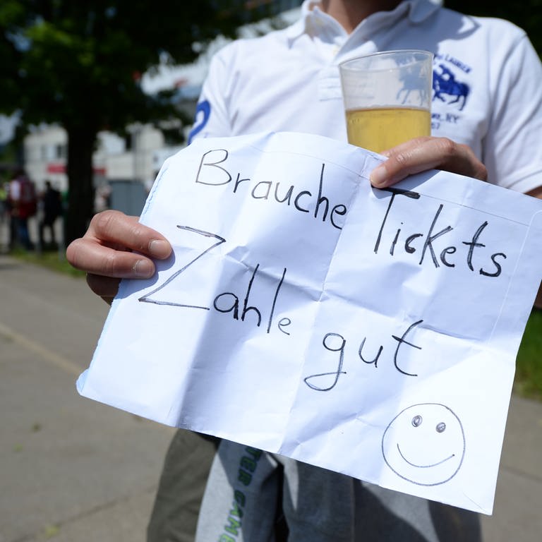 Ticketfrust bei Fans des SC Freiburg (Foto: dpa Bildfunk, Patrick Seeger)