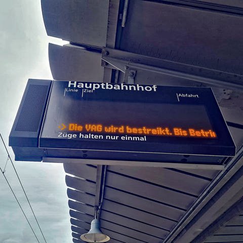 Die Freiburger Verkehrsbetriebe VAG werden bestreikt (Foto: SWR, Damián Correa Koufen)