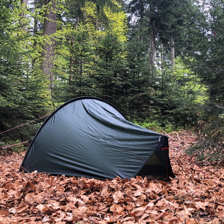 Ein Zelt im Trekkingcamp. (Foto: SWR, Christine Veenstra)