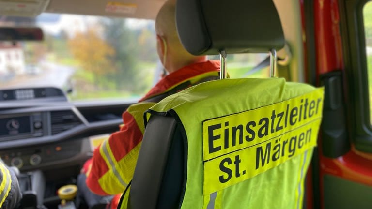 Die Katastrophenschutz-Übung fand an der Linachtalsperre in Vöhrenbach (Schwarzwald-Baar-Kreis) statt. (Foto: SWR, Sebastian Bargon )