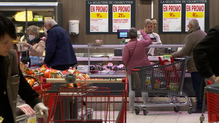 Viele Lebensmittel sind in Frankreich aktuell günstiger als in Deutschland. (Foto: SWR, Jan Lehmann)