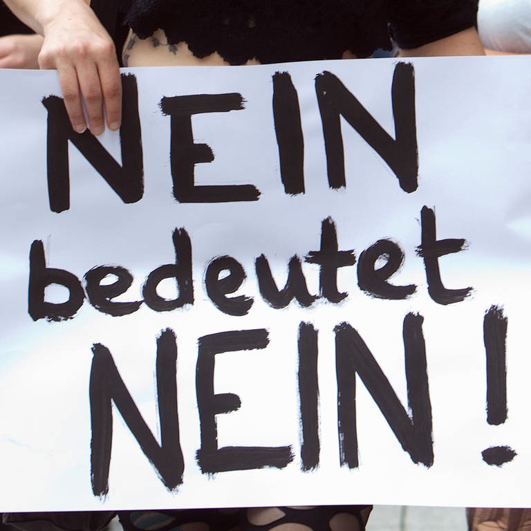 Ein Schild auf dem Nein bedeutet Nein steht.  (Foto: picture-alliance / Reportdienste, dpa Bildfunk, Frank Eppler)