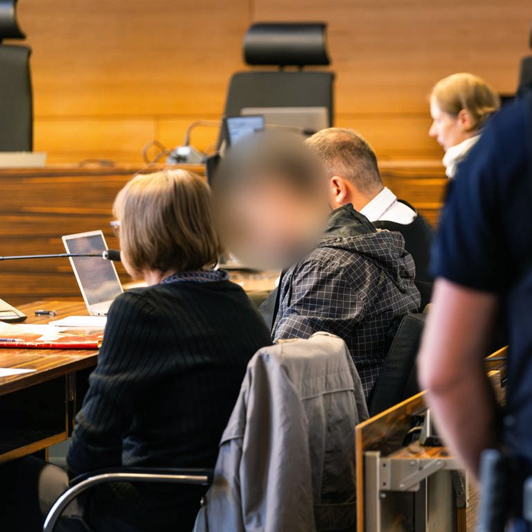 Prozess um Raubmord am Freiburger Landgericht (Foto: dpa Bildfunk, Philipp von Ditfurth)