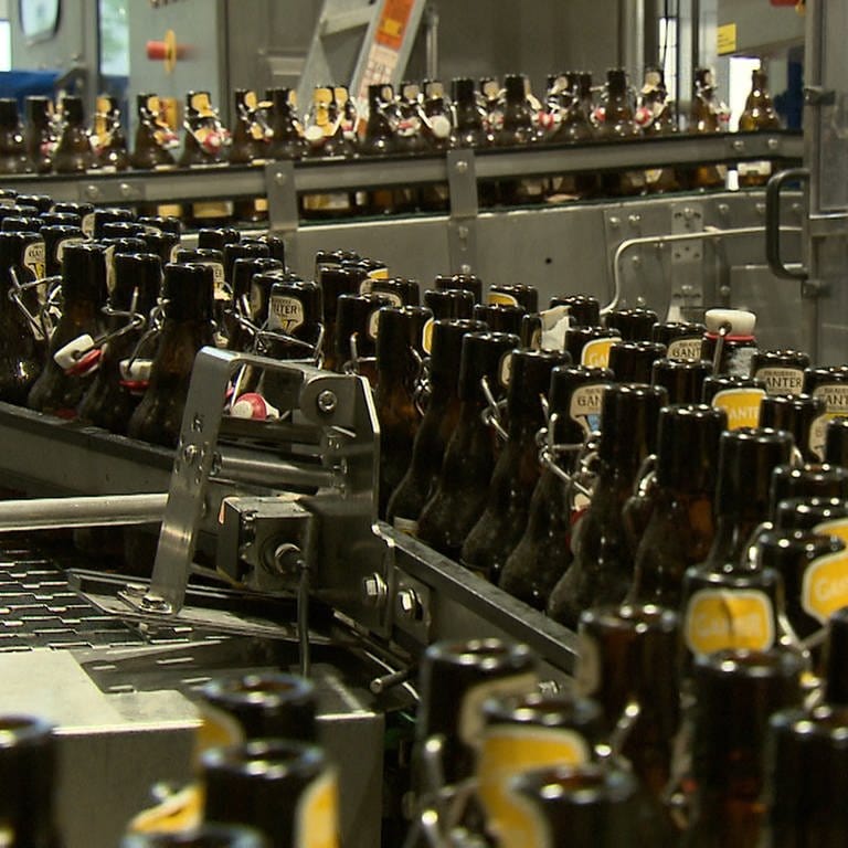 Bei der Ganter Brauerei in Freiburg könnte Bier bald teurer werden (Foto: SWR)