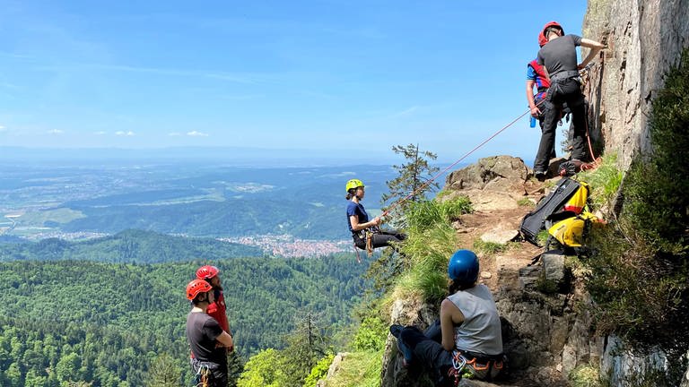 Eignungstest für Bergwacht-Nachwuchs (Foto: SWR, Ina Held)