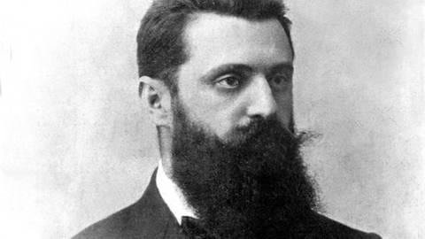 Theodor Herzl leitete den ersten Kongress der Zionistenbewegung in Basel (Foto: dpa Bildfunk, picture-alliance / dpa)