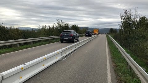 Zwischen Meißenheim-Kürzell und Friesenheim-Schuttern gibt es für die Autofahrer derzeit nur einen Fahrstreifen. (Foto: SWR, Ulf Seefeldt)