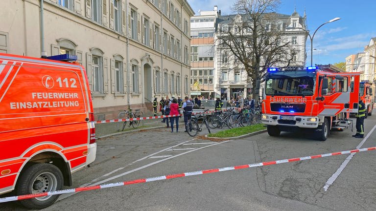 Frau hat einen Brandanschlag mit Benzin auf das Freiburger Amtsgericht verübt (Foto: SWR, Sebastian Bargon)