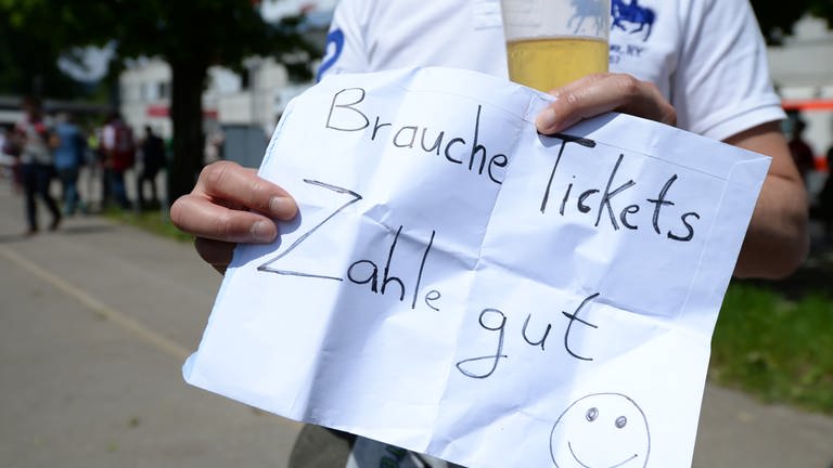 Ticketfrust bei Fans des SC Freiburg (Foto: dpa Bildfunk, Patrick Seeger)