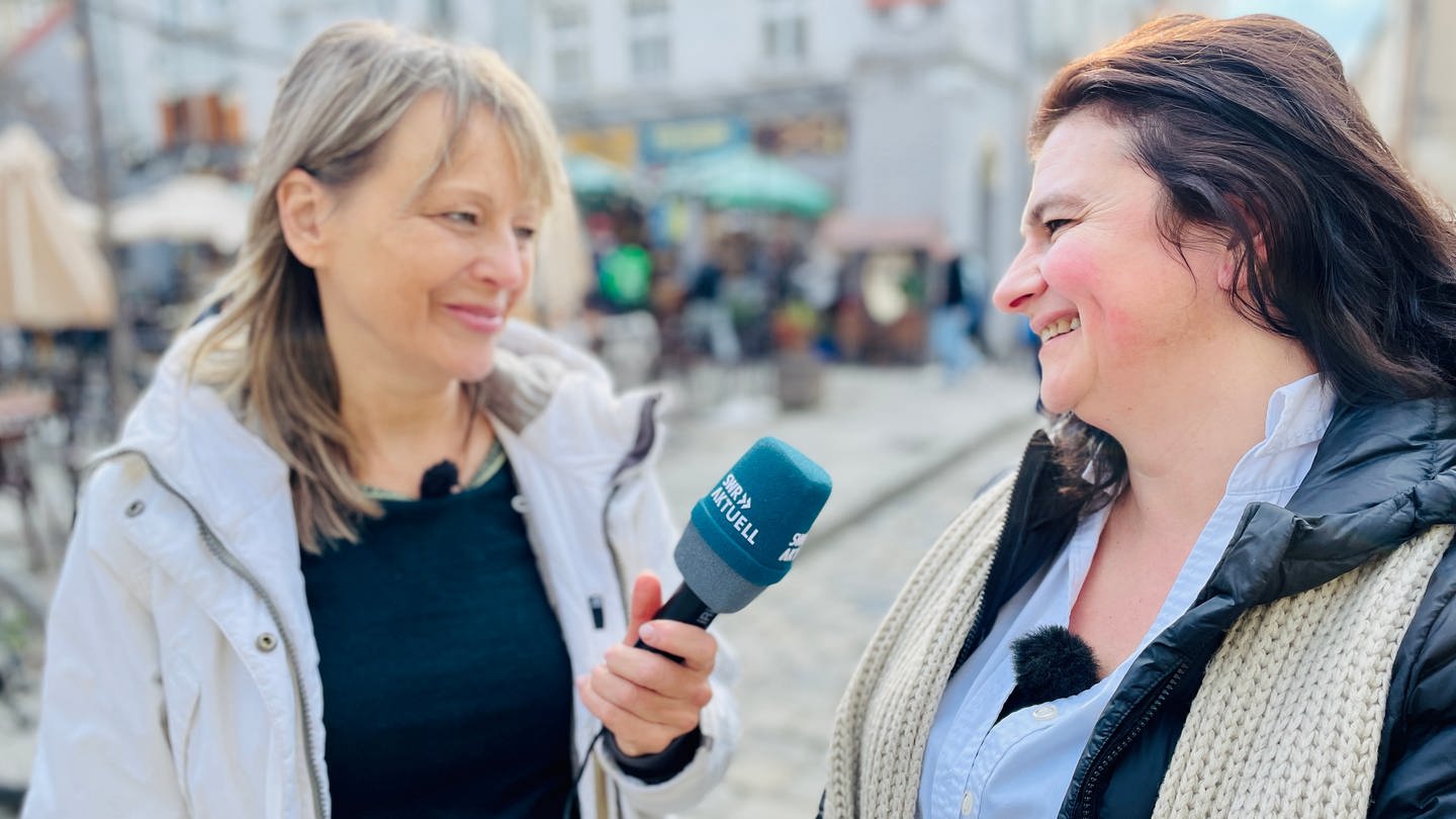 Interview in der Altstadt von Lwiw (Foto: keine)