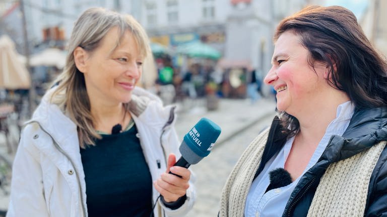 Interview in der Altstadt von Lwiw