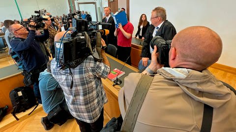 Urteil am Landgericht Gießen im Fall Ayleen (Foto: HR - Rebekka Dieckmann)