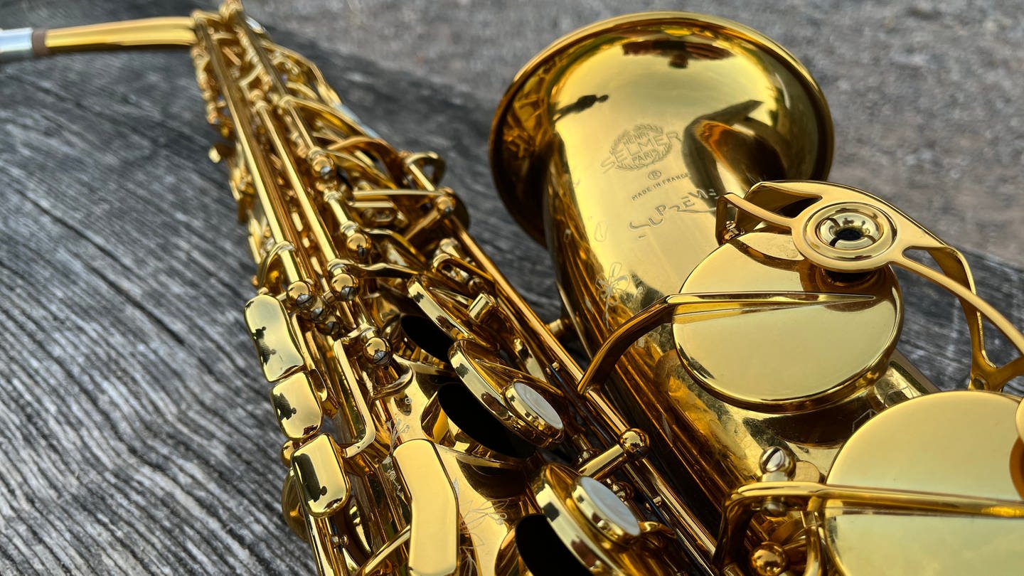 Saxophon von Karim Guédé (Foto: SWR, David Zastrow)