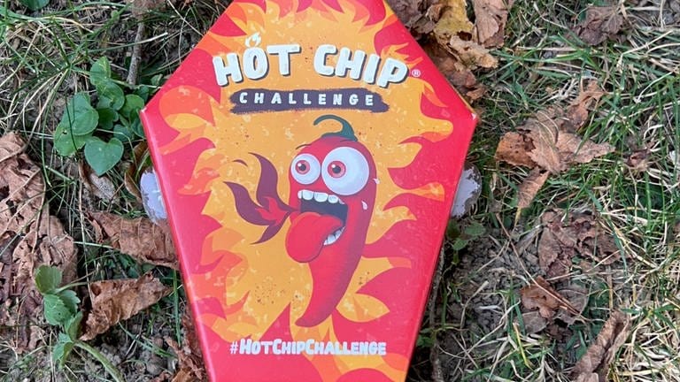 rote Verpackung Hot Chip Challenge