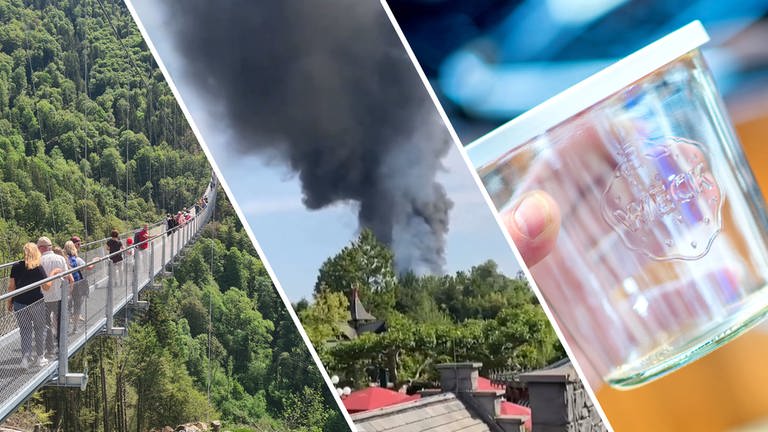 Im Europa-Park brennt es, in Todtnau eröffnet eine schwindelerregende Hängebrücke, der Glashersteller Weck ist überraschend pleite - turbulente Frühlings- und Sommermonate in Südbaden 2023. 