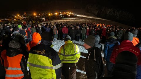 Bauernprotest in Furtwangen