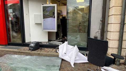 Am Freitag wurde ein Bankautomat gesprengt  (Foto: Jan Haselhofer )
