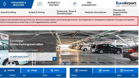 Der Euroairport warnt auf seiner Onlineseite - Fluggäste sollen sich bei ihrer Fluggesellschaft informieren