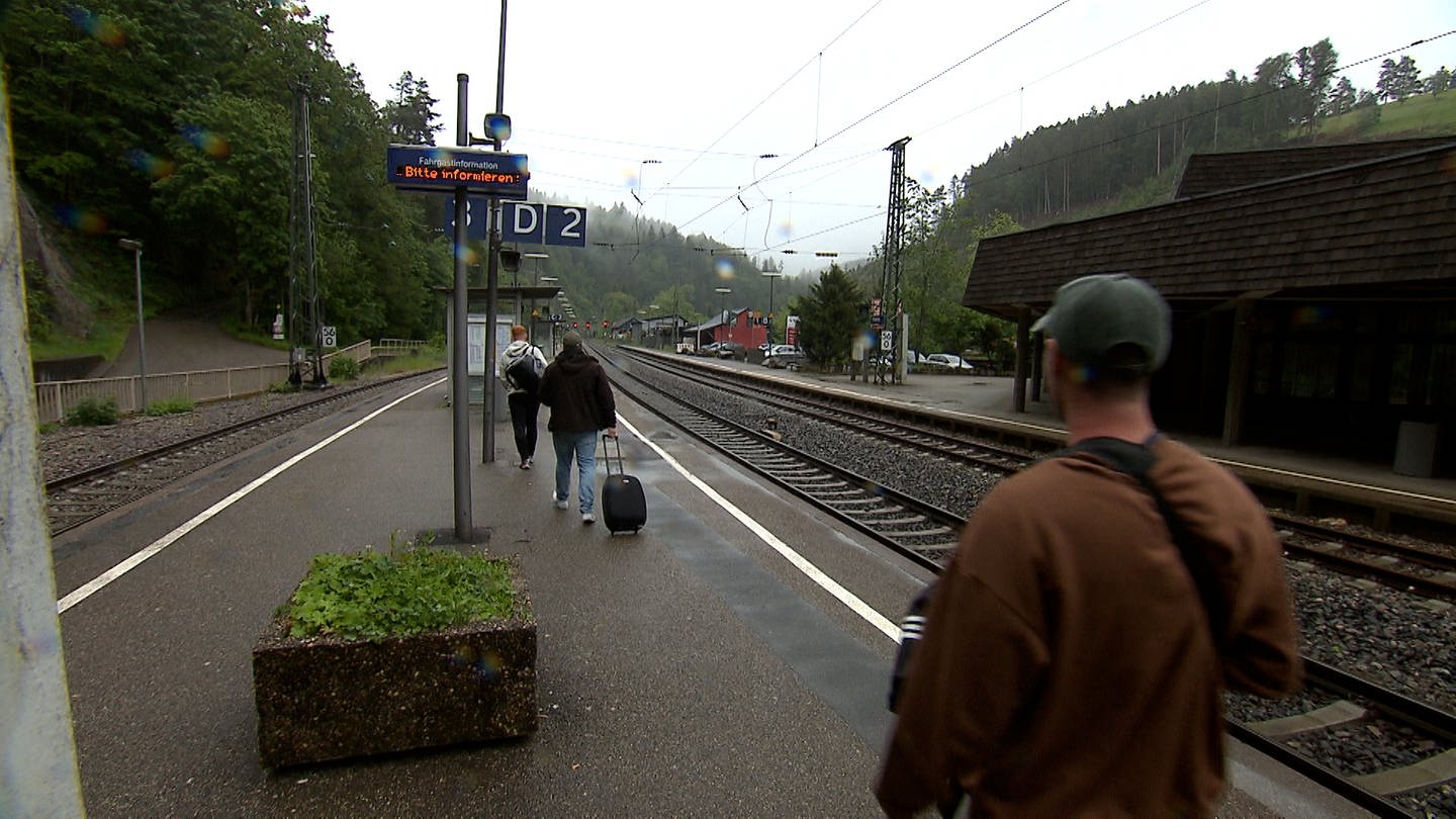 Vom Bahnhof in Triberg (Schwarzwald-Baar-Kreis) fährt vom 1. Juni bis 13. Juli kein Zug nach Villingen-Schwenningen. (Foto: SWR)