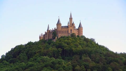 Die Burg Hohenzollern bei Hechingen (Zollernalbkreis) im Sommer  (Foto: SWR, Jörg Heinkel)