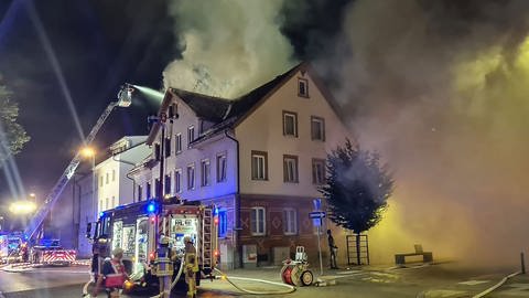 Brand in Tuttlingen (Foto: Feuerwehr Tuttlingen)