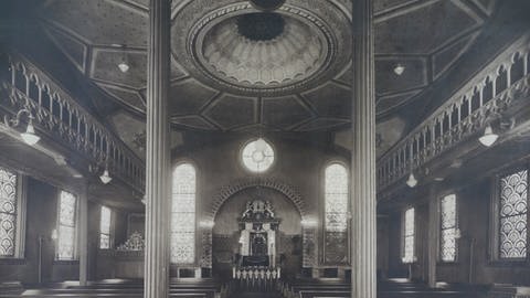 Synagoge Hechingen vor Reichsprogromnacht (Foto: SWR, Hohenzollerisches Landesmuseum)