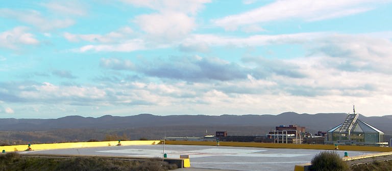 Hubschrauberlandeplatz an der BG-Klinik (Foto: SWR, SWR)