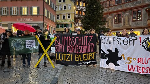 Demo in Tübingen wegen Lützerath (Foto: SWR, Aida Amini, SWR)